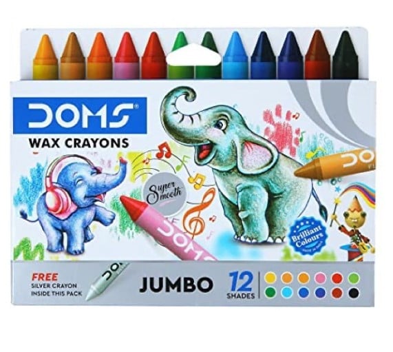 الوان شمعية 12 لون SMART CRAYONS - صورة 1