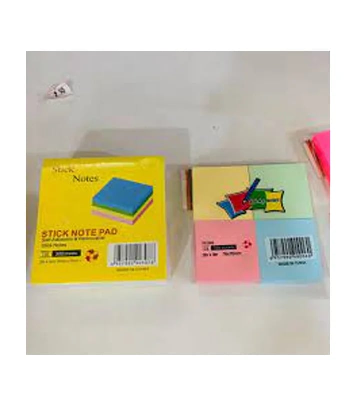 ورق ملاحظات ملون 300 ورقة 3×3 T26 - صورة 1
