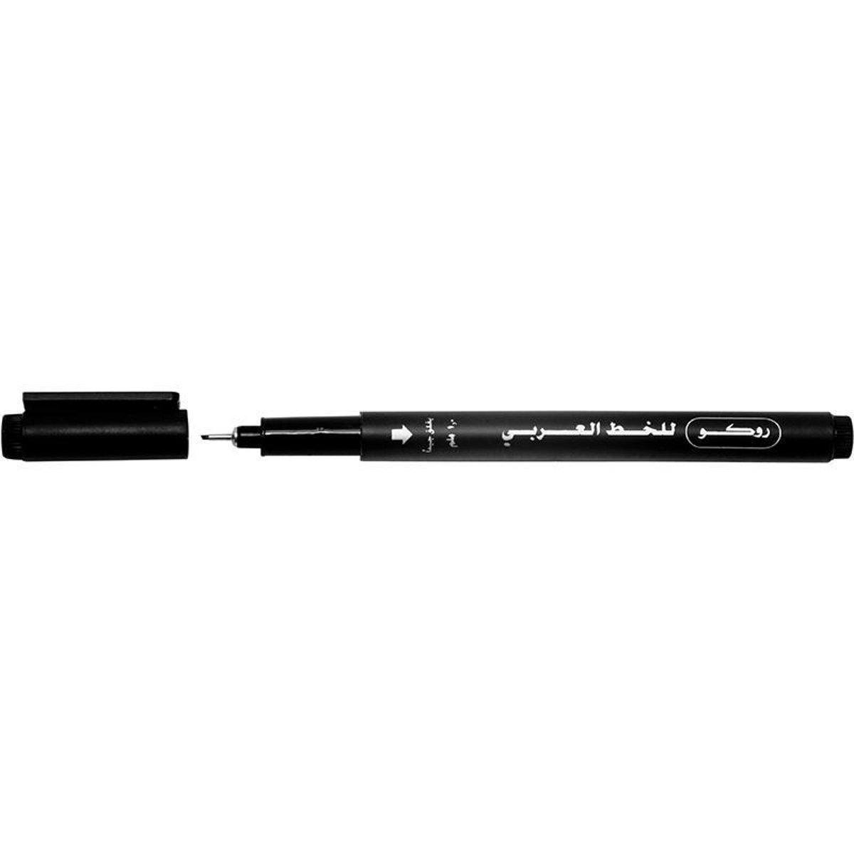 12 قلم خط روكو اسود 1 ملم RQ-28591BLK - صورة 2