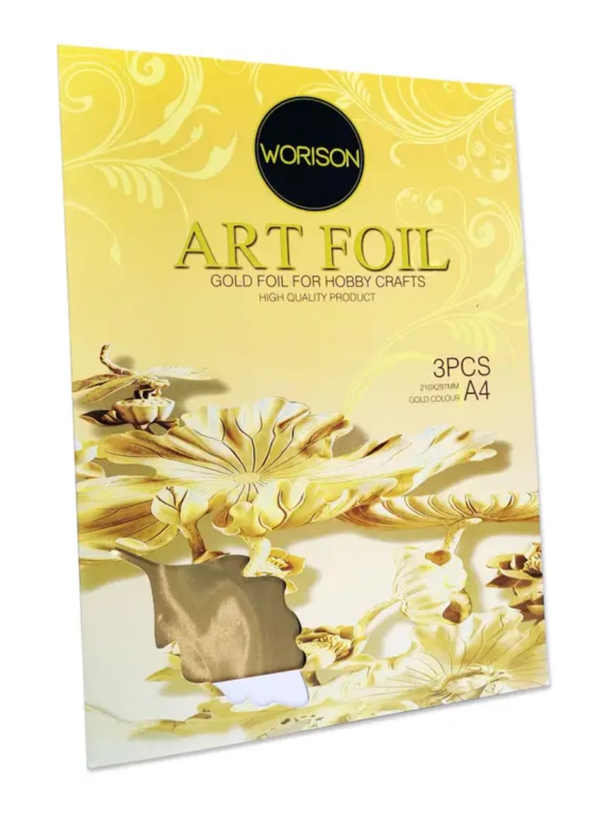شرائح معدنية ذهبية-A4 GOLD WORISON - صورة 1