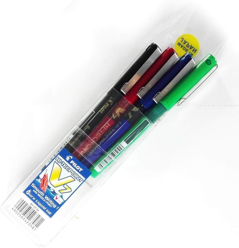 طقم اقلام بايلوت سائل 4 لون BX-V7-S4 - صورة 1