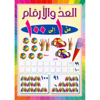 العد والارقام العربية من 1 الى 100 - صورة 1