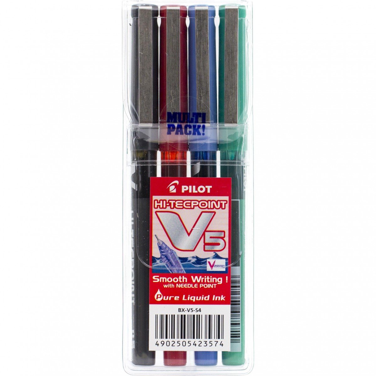 طقم اقلام بايلوت سائل 4 لون BX-V5-S4 - صورة 1