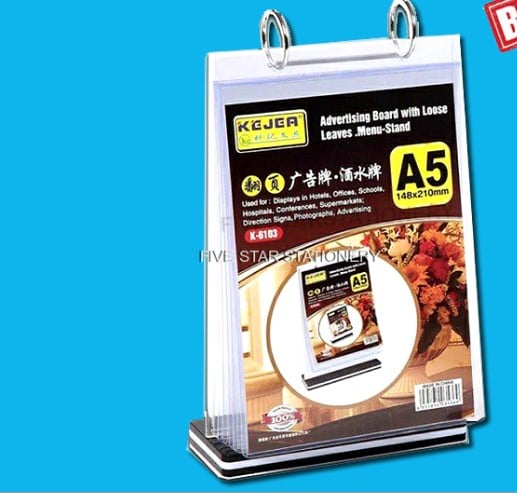 استاند بلاستيك جيوب A5 K-6103 - صورة 1