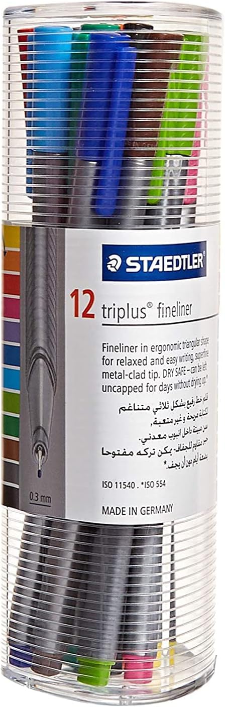 طقم اقلام 12 لون ST-334-PR12EA - صورة 1