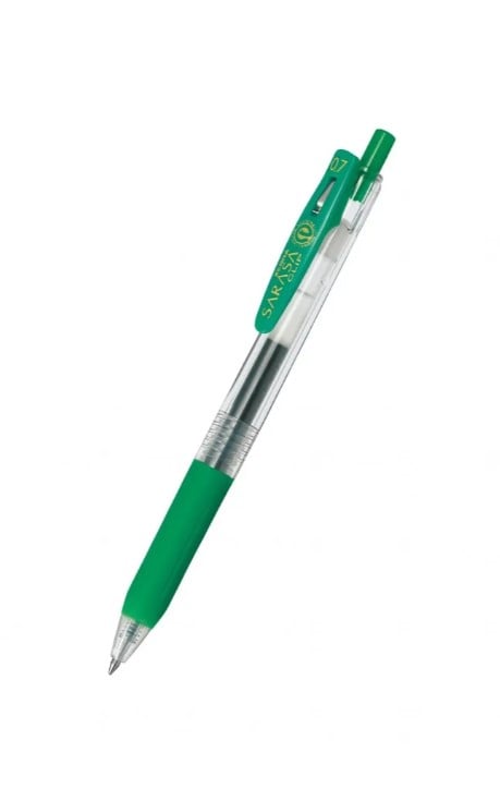 10 قلم ساراسا كليب 0.7 اخضر JJB15-J - صورة 1