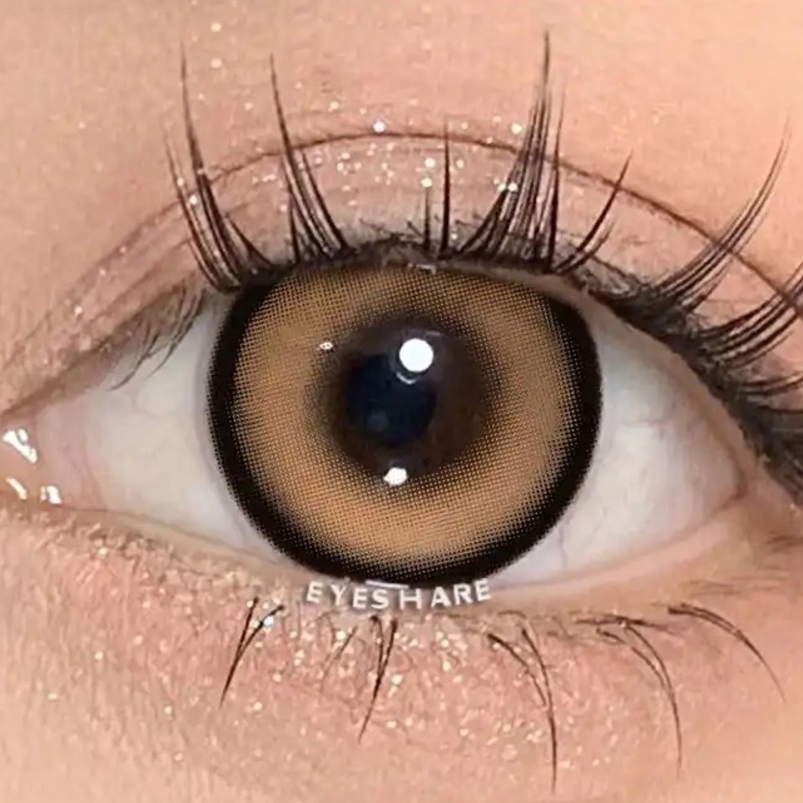 عدسات Bubble-brown - Image 1