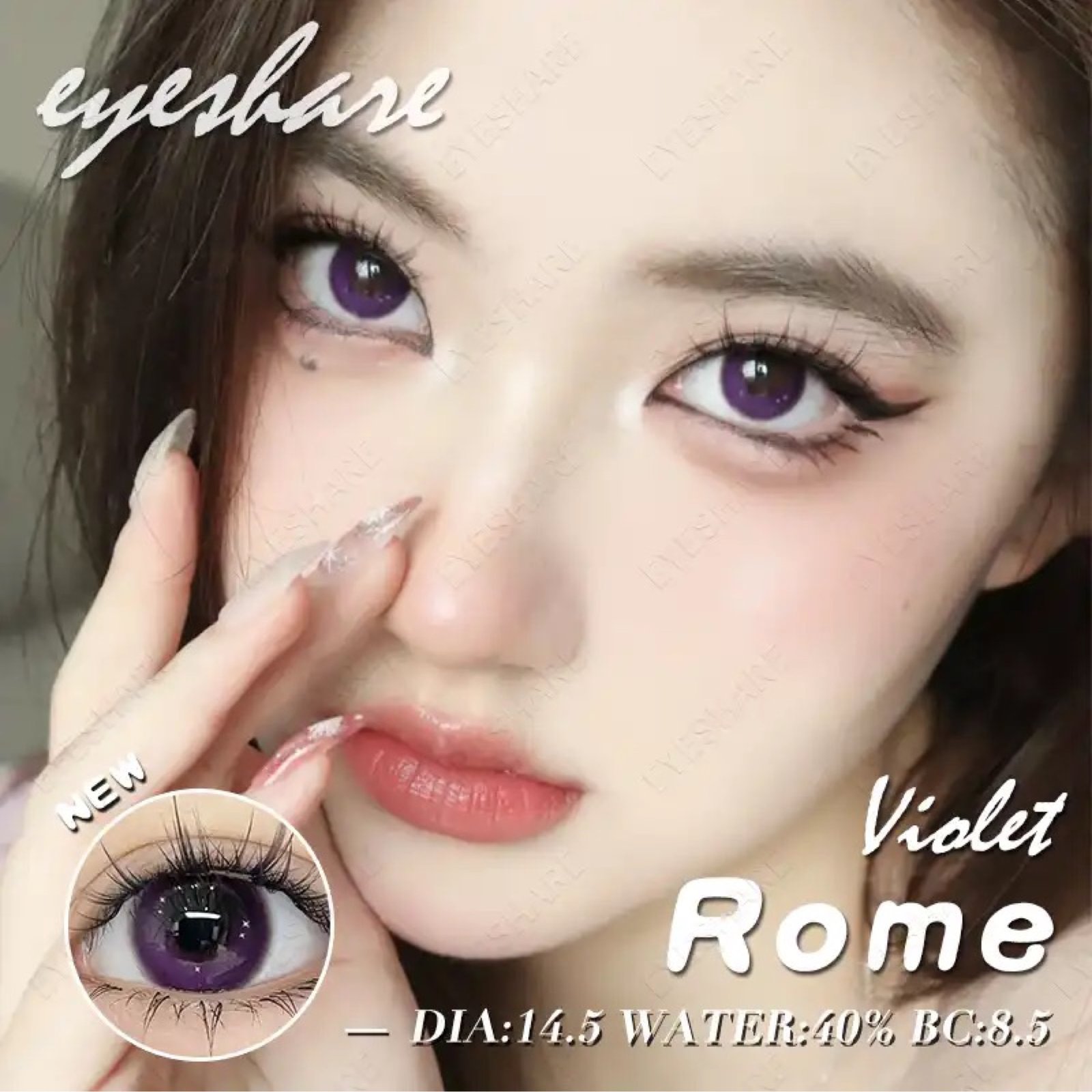 عدسات Rome - Violet - Image 3