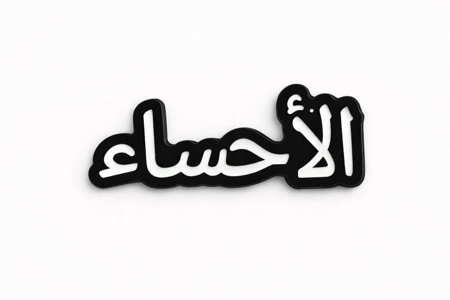 ملصق معدني الأحساء (M3) - صورة 1