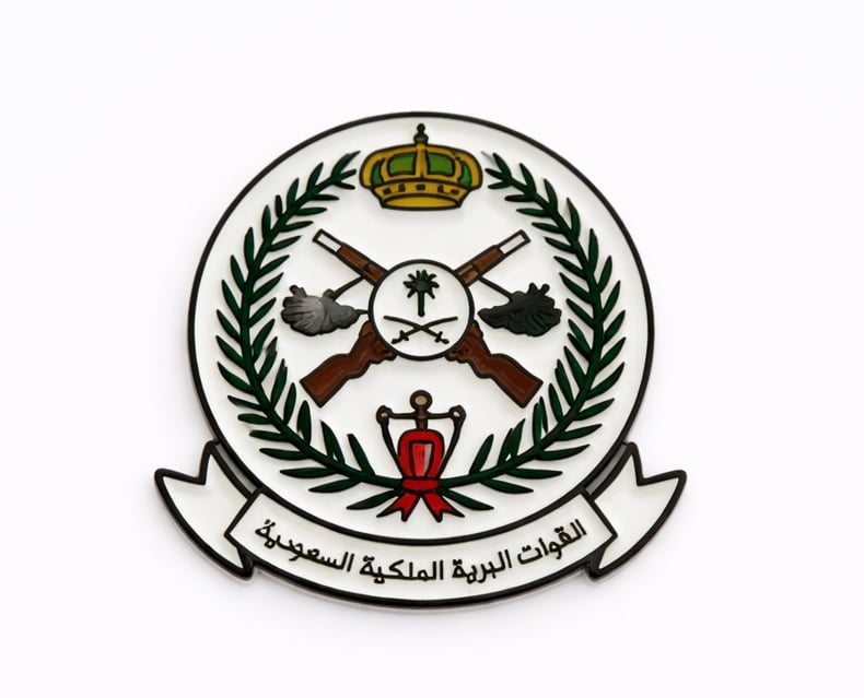 ملصق معدني القوات البرية السعودية (M3) - صورة 1