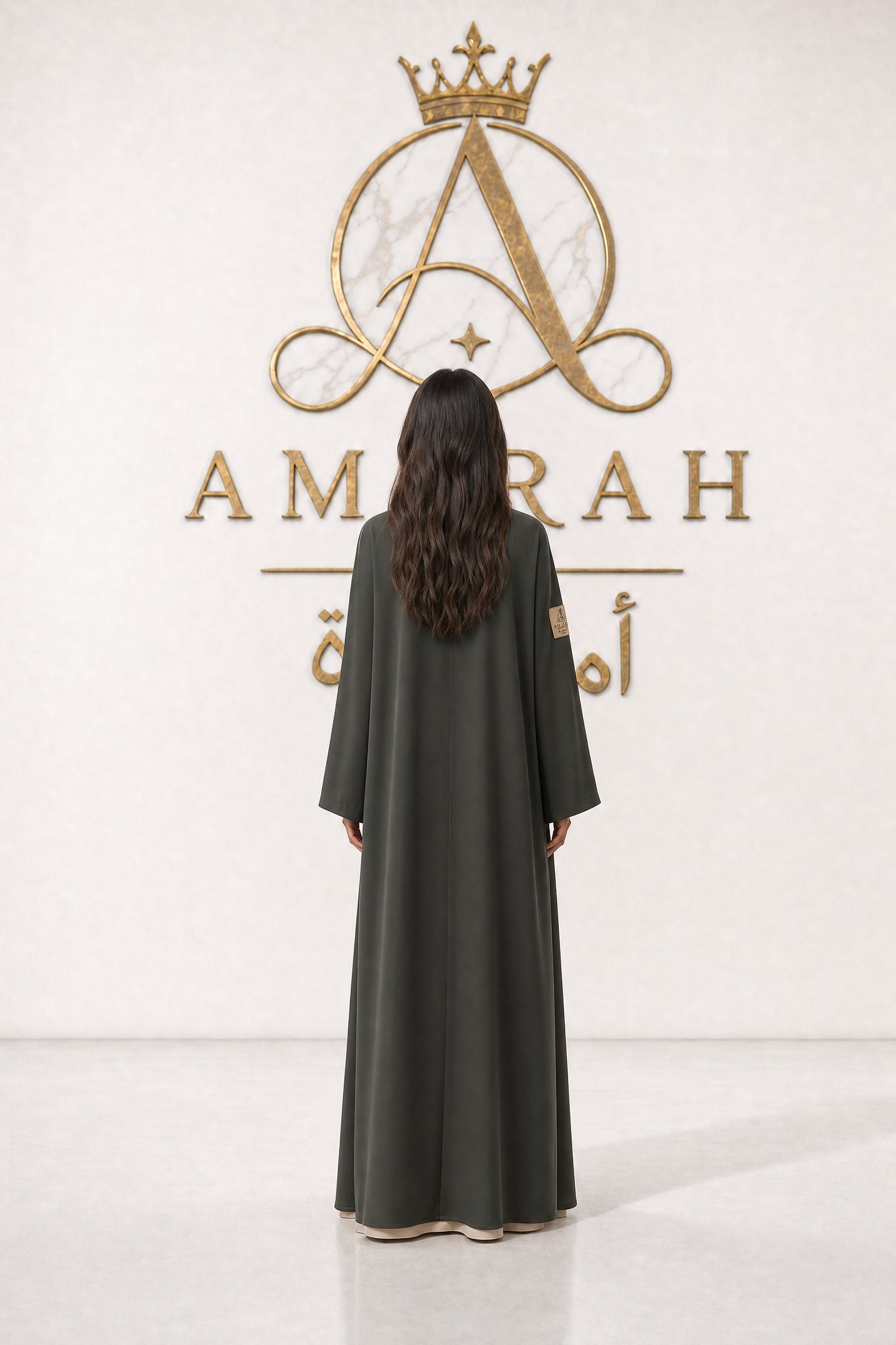 Half-Butterfly Abaya - Distinguished Crepe - Image 2