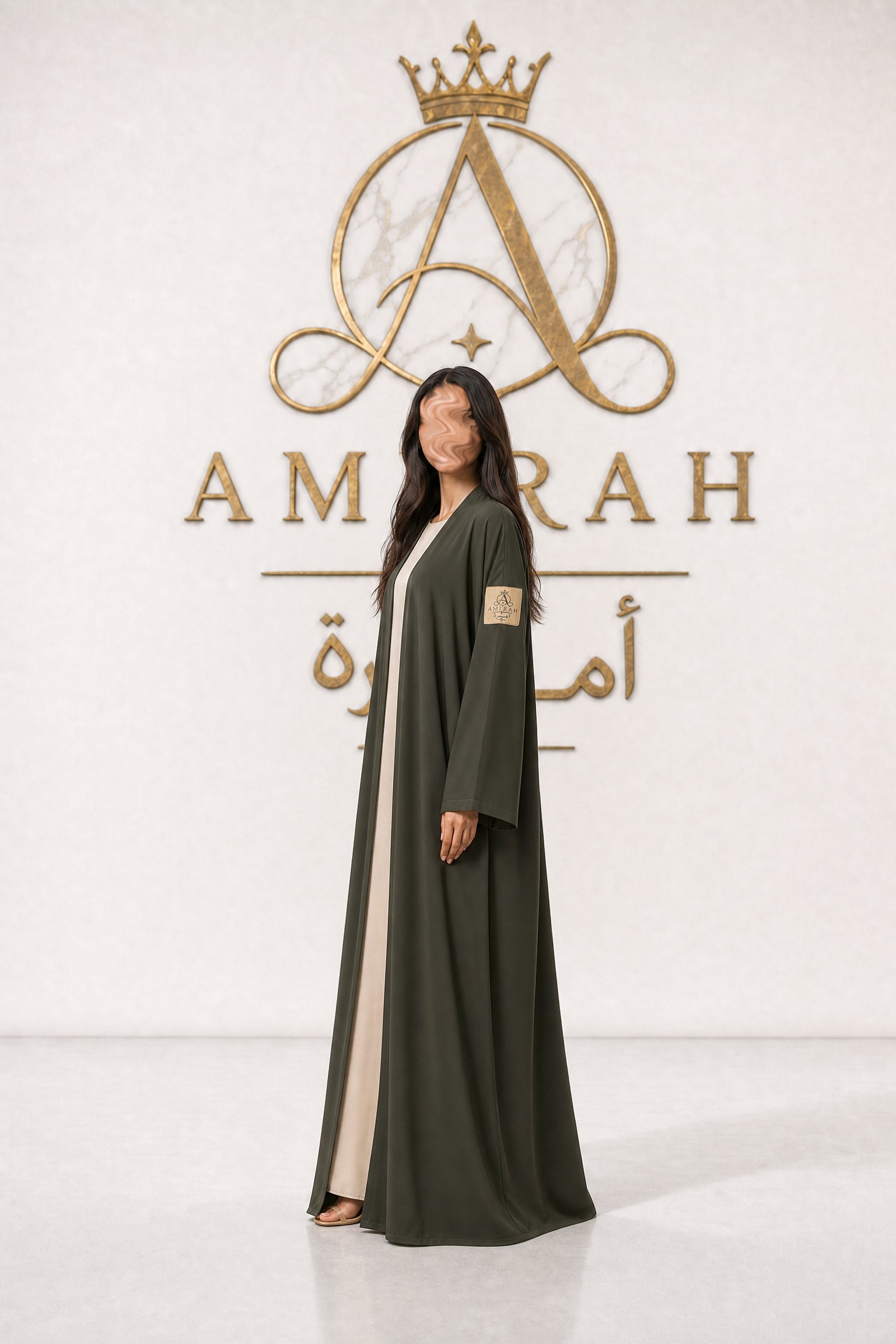 Half-Butterfly Abaya - Distinguished Crepe - Image 3