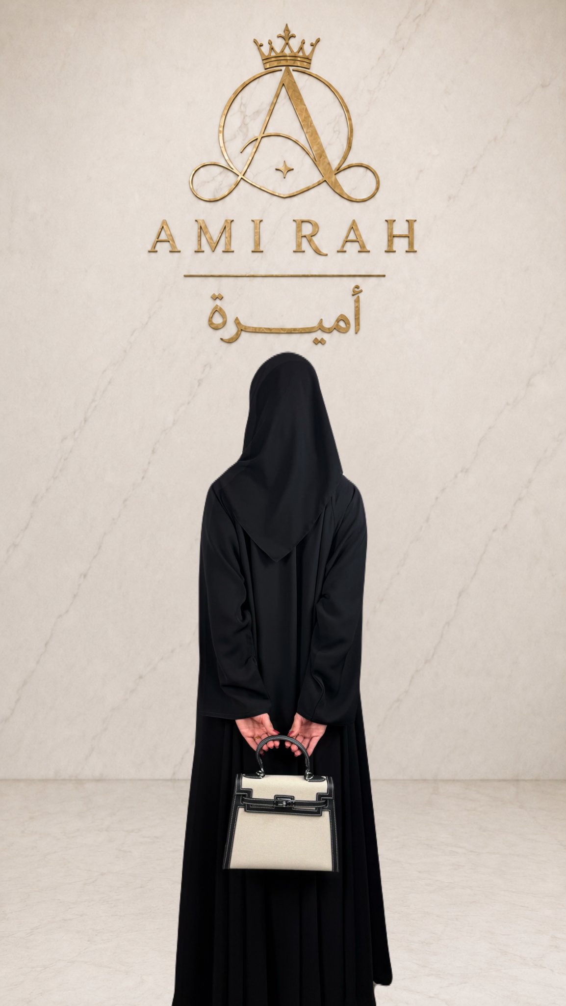 عباية كريب المتميزة موديل دبل كلوش - صورة 3