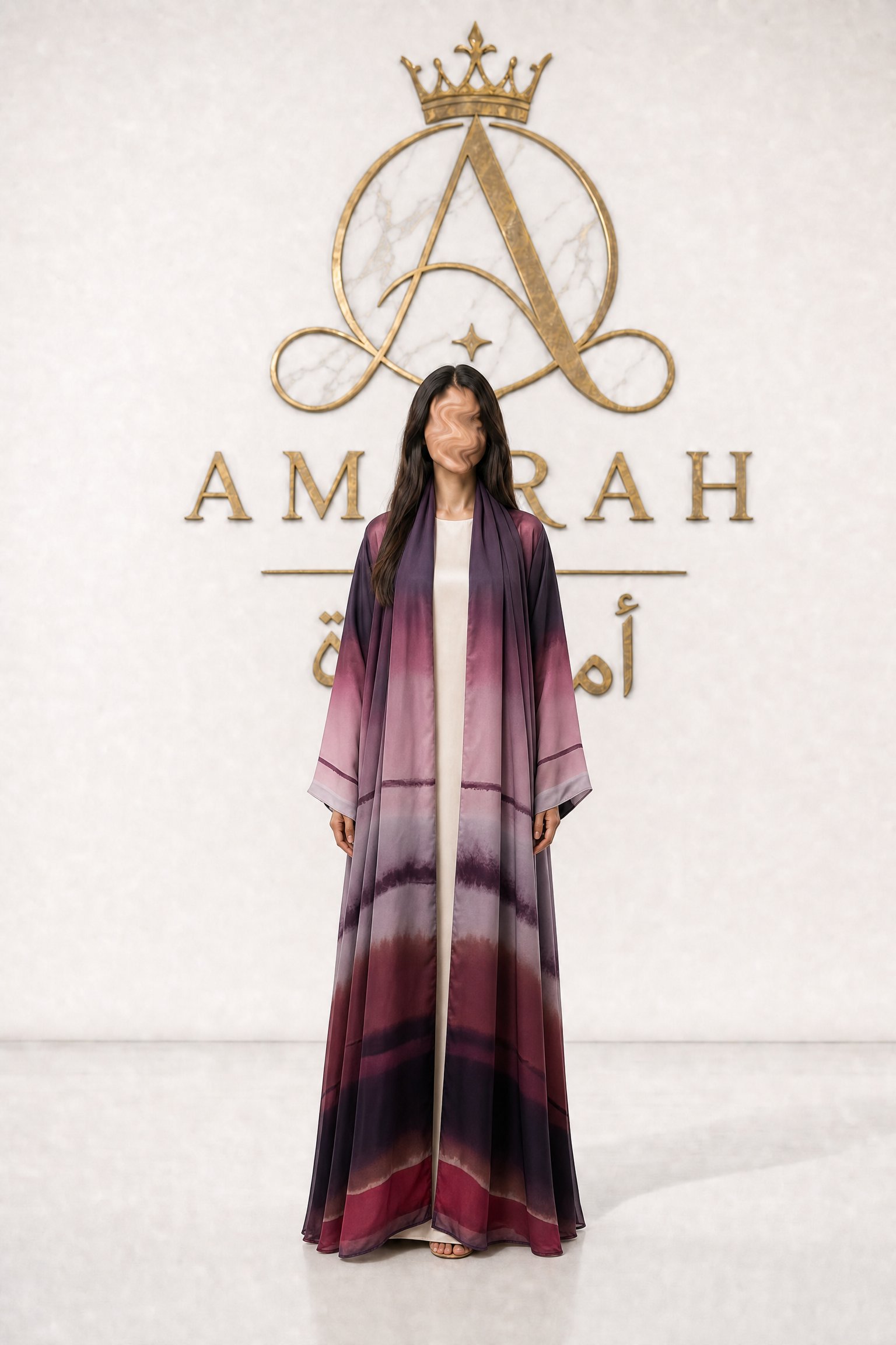 Dusk Chiffon Abaya - Image 5