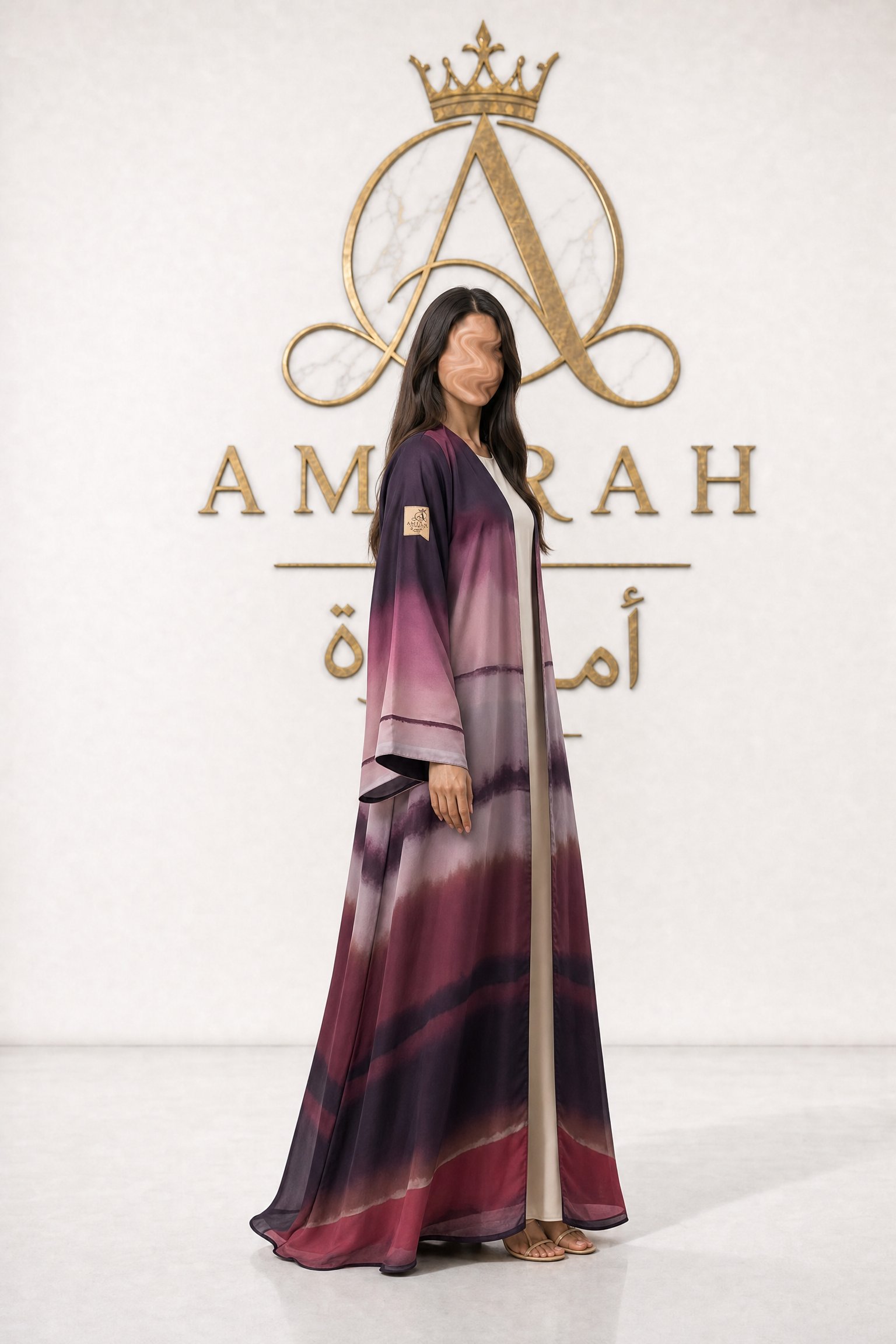 Dusk Chiffon Abaya - Image 4