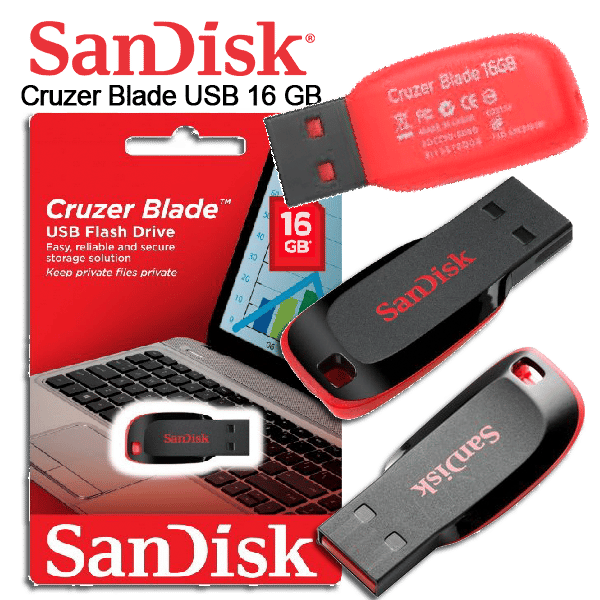 فلاش ميموري sanDisk 16GB - صورة 1