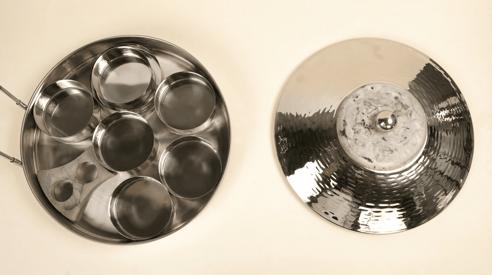 multi serving mini plate - white color - صورة 1