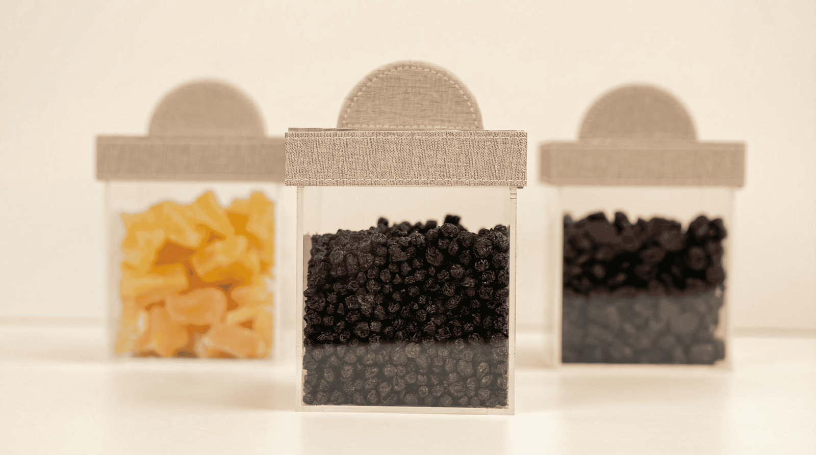 three container tray with lid - Image 2