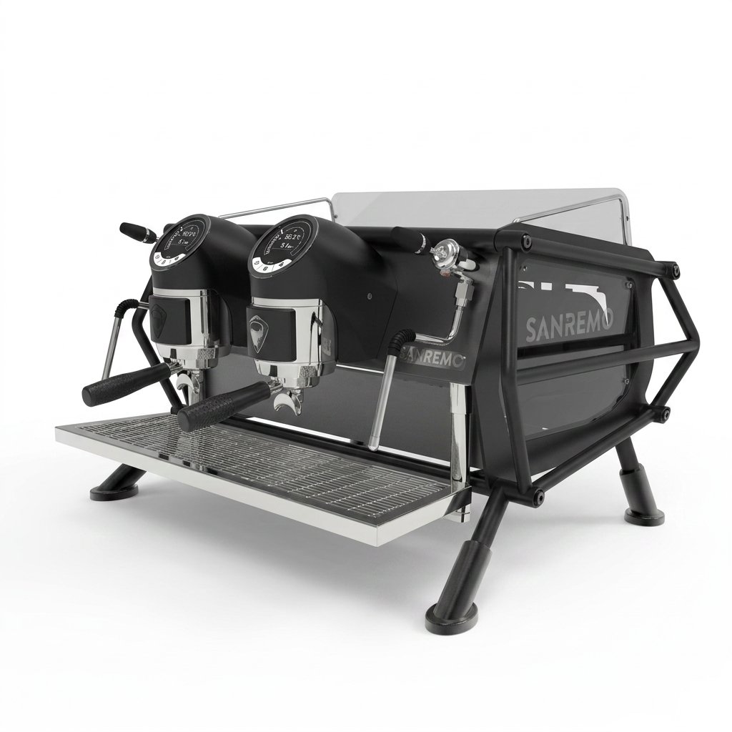 سانريمو كافيه ريسر  نيكد اسود مجموعتين - صورة 1