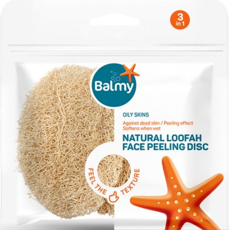 Balmy - Natural Loofah Face Peeling Disc (3 in 1) - Image 3