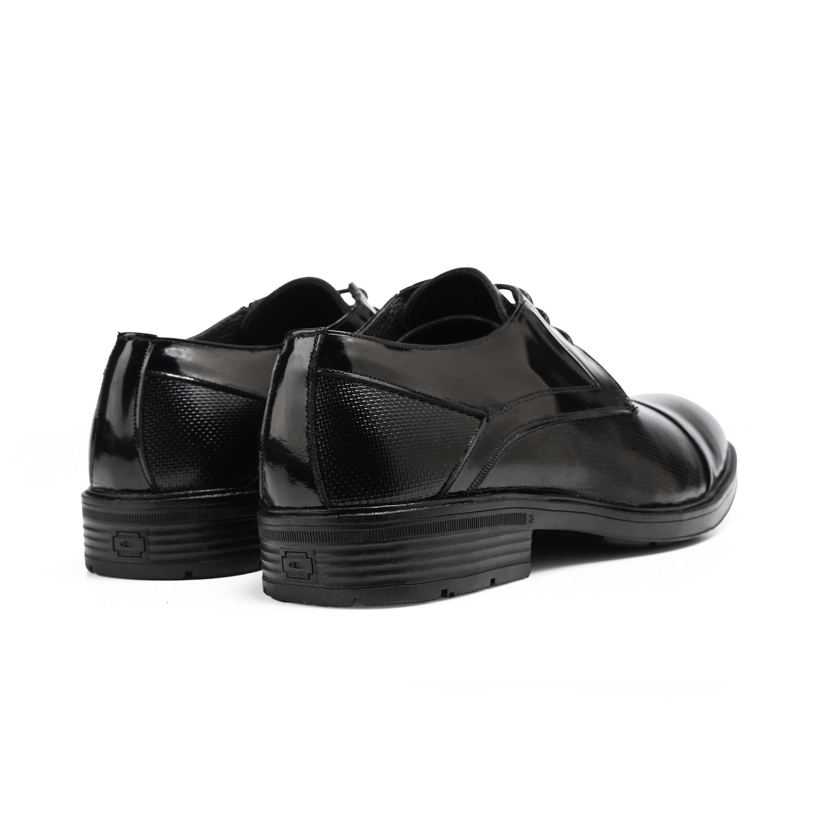CUCA Black Cap Toe Oxford Formal Shoes - Image 3