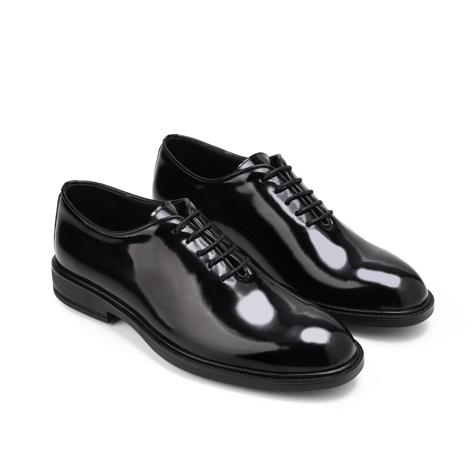 CUCA Glossy Derby Oxford Shoes - Image 1