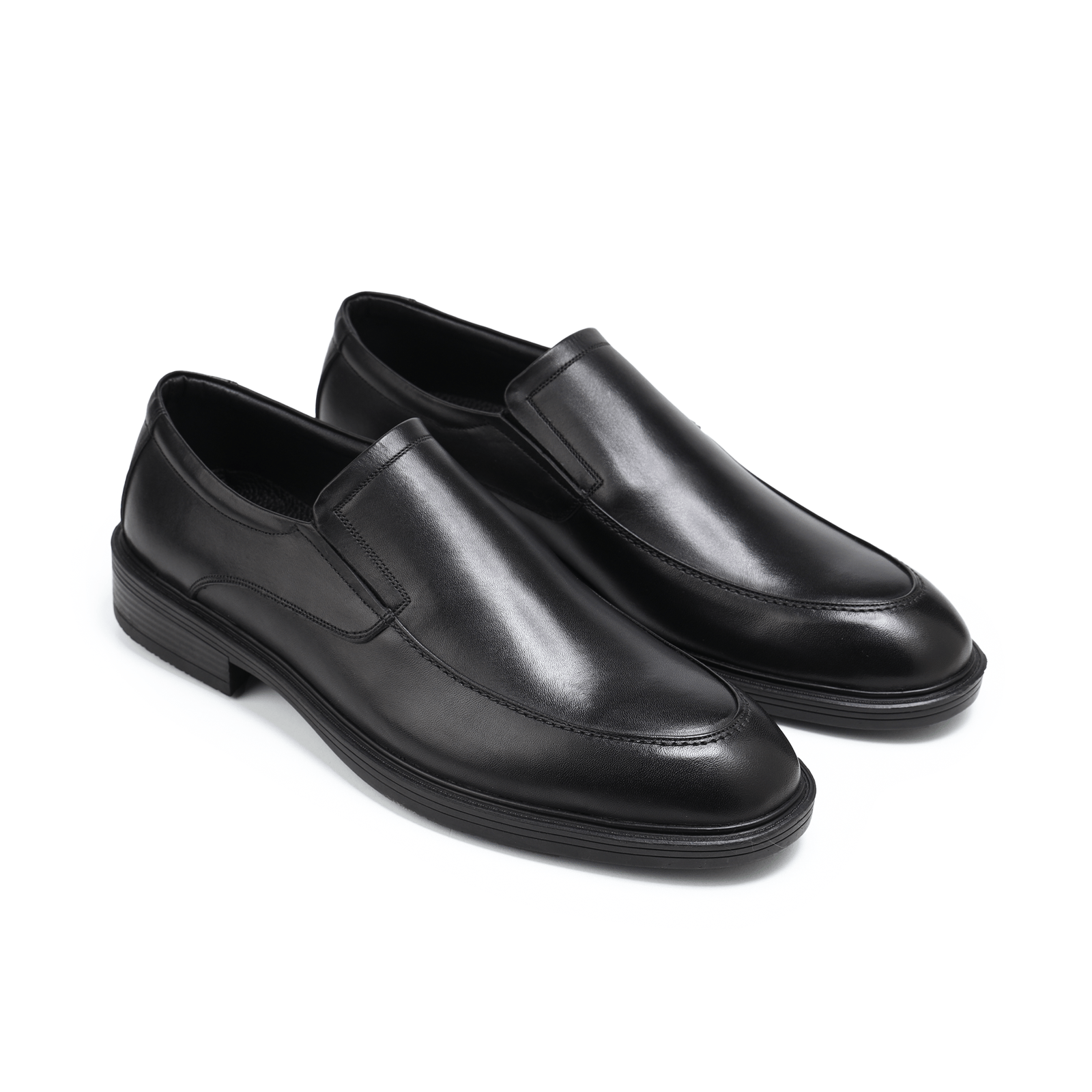 CUCA Moc Toe Slip-On Leather Shoes - Image 1