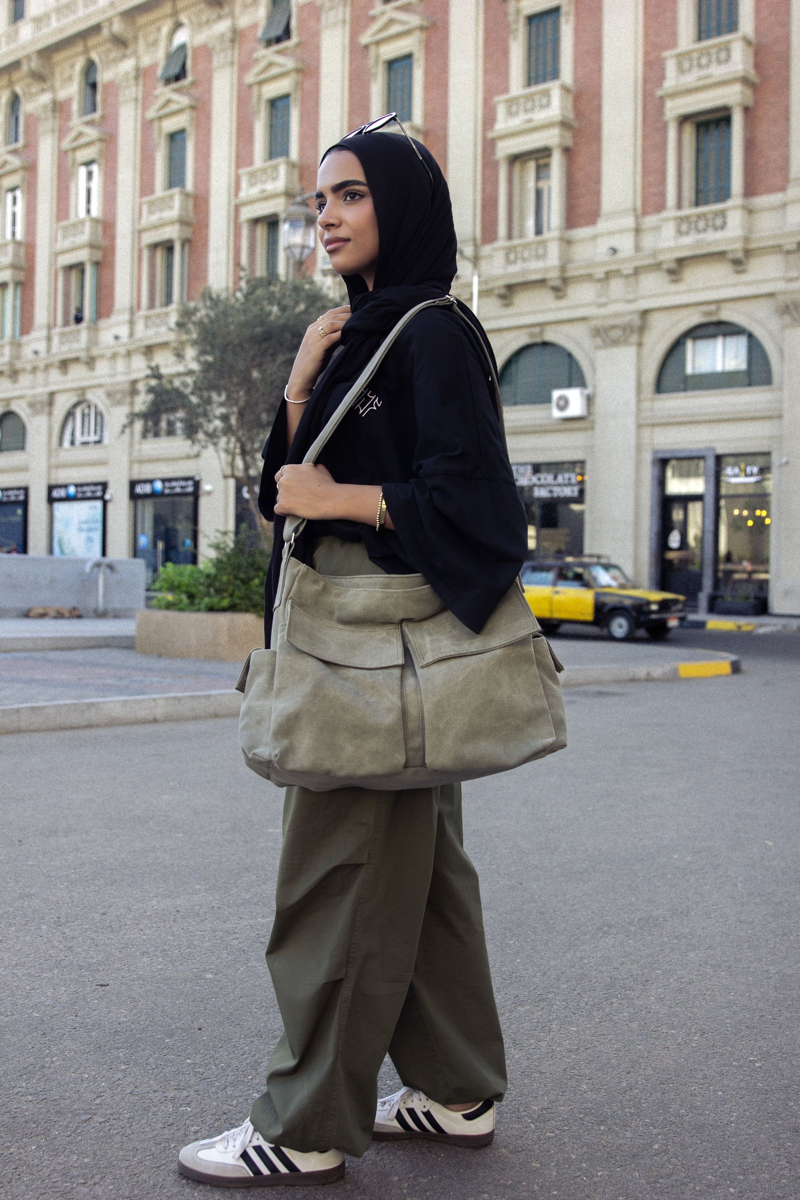 Satchel bag - Olive - Image 3