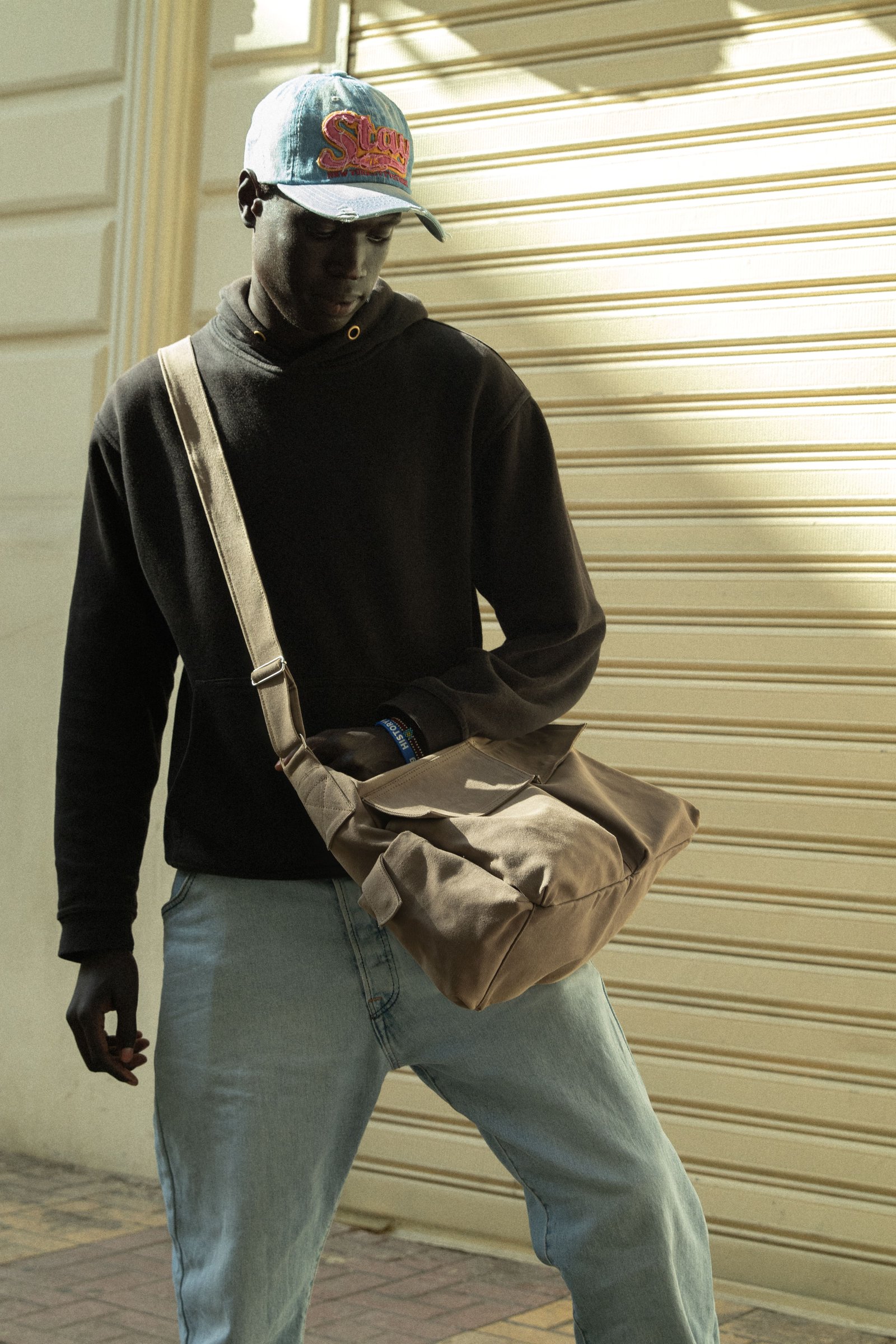 Satchel bag - Cafe - Image 4