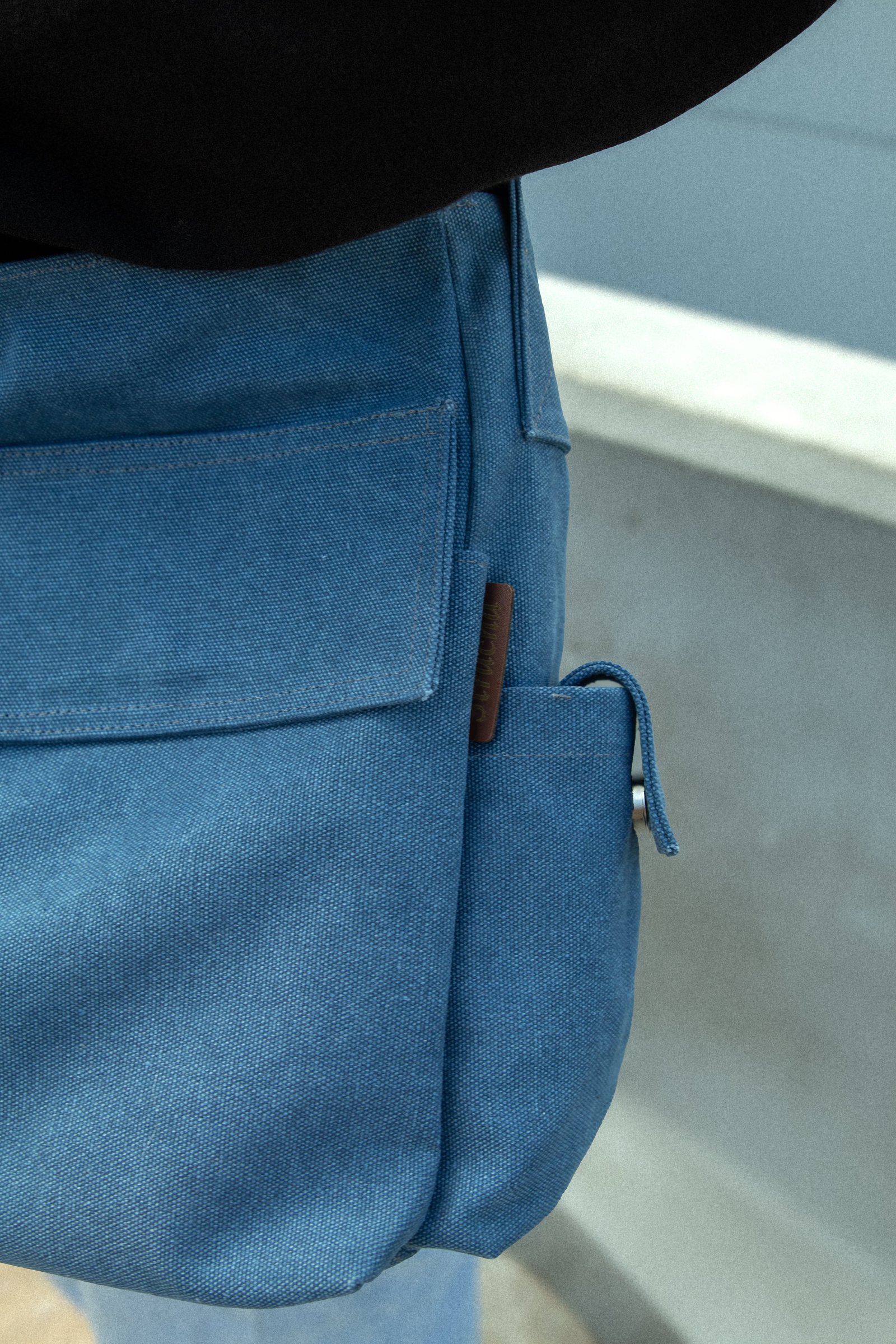 Satchel bag - Blue - Image 4