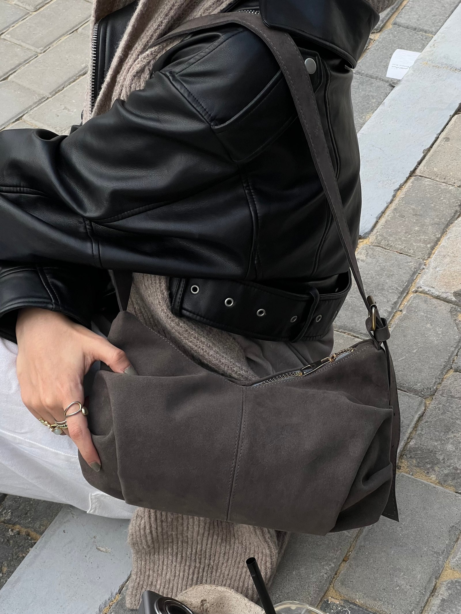 Evelina handbag - Grey - Image 3