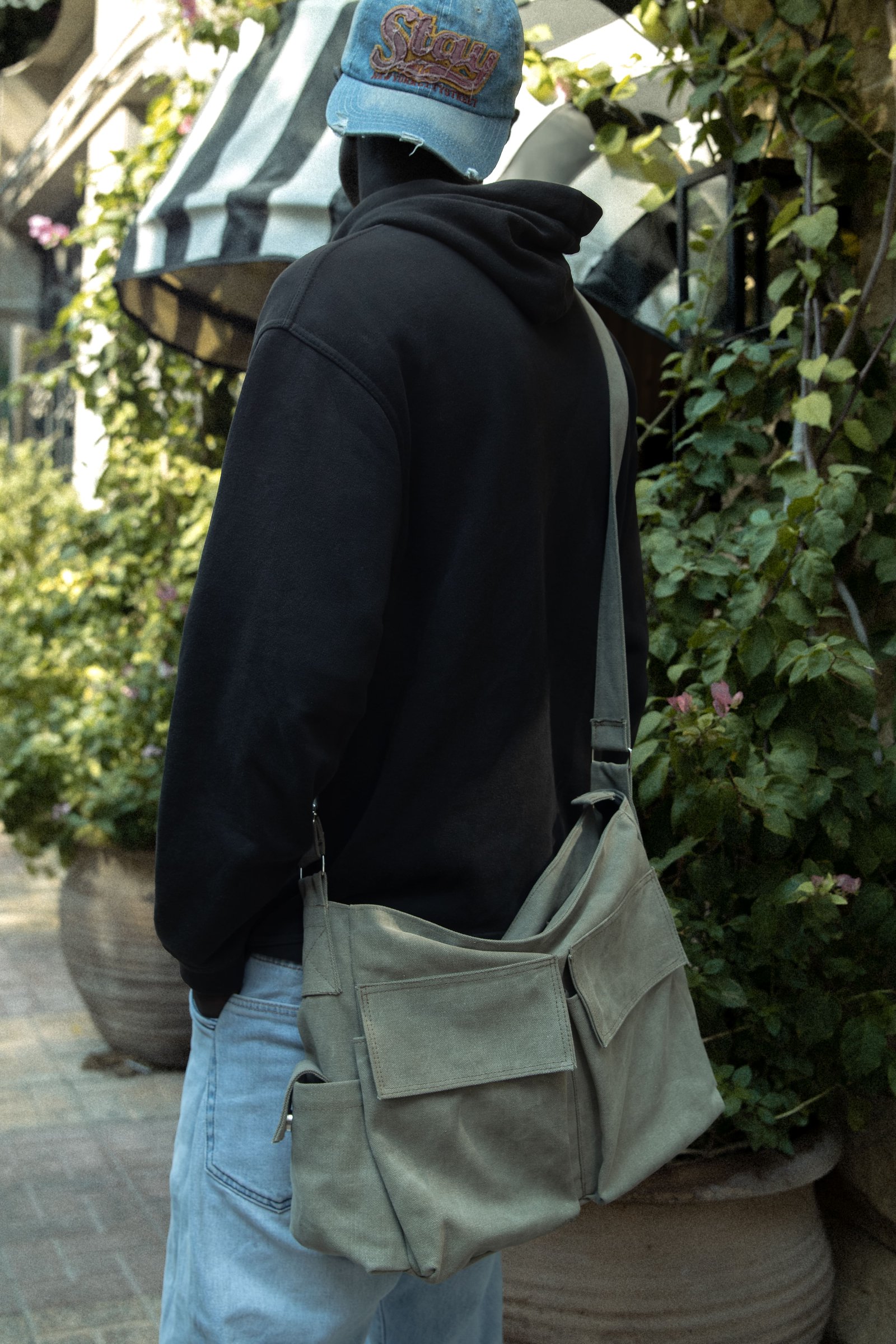 Satchel bag - Olive - Image 2