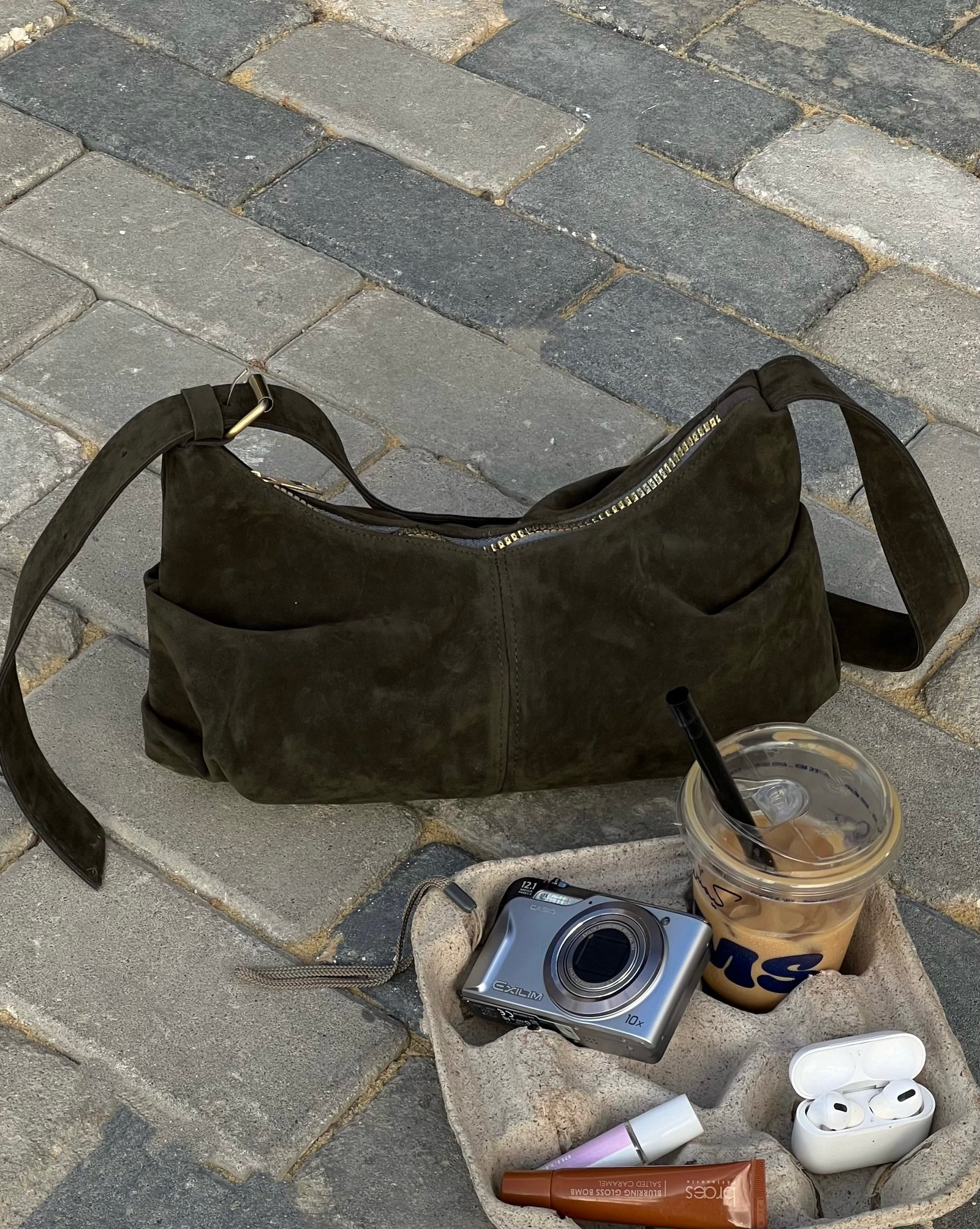 Evelina handbag - olive  - Image 3