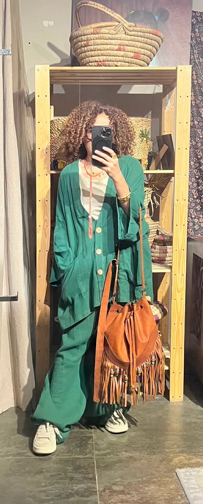 Oversized linen  cotton cardigan - Image 17