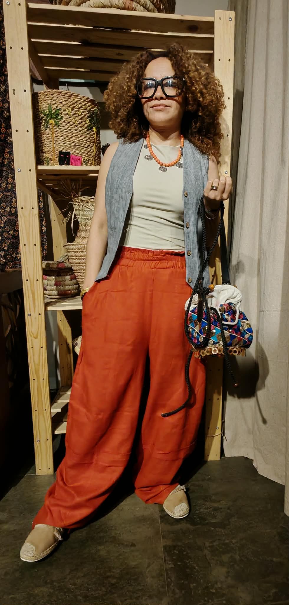 boho wide leg pants - Image 10