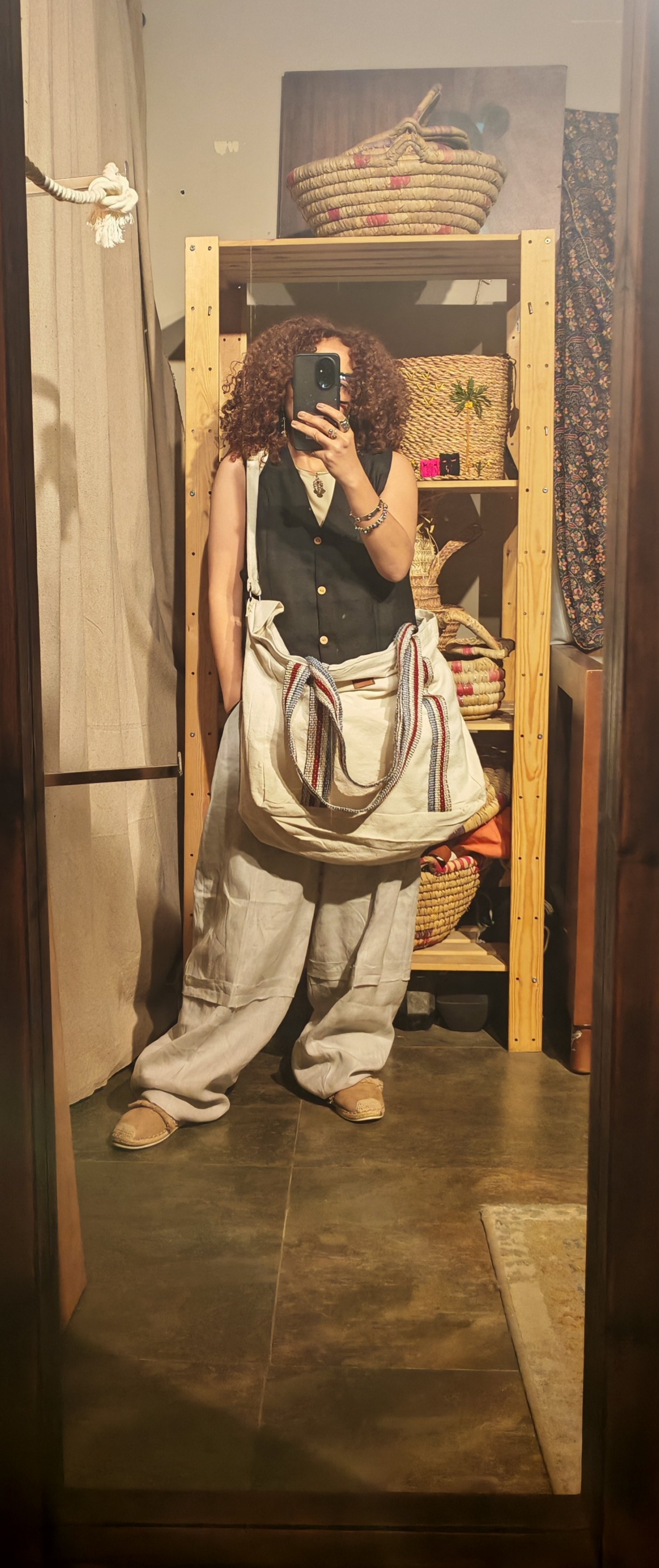Extra large off white bag - Image 3
