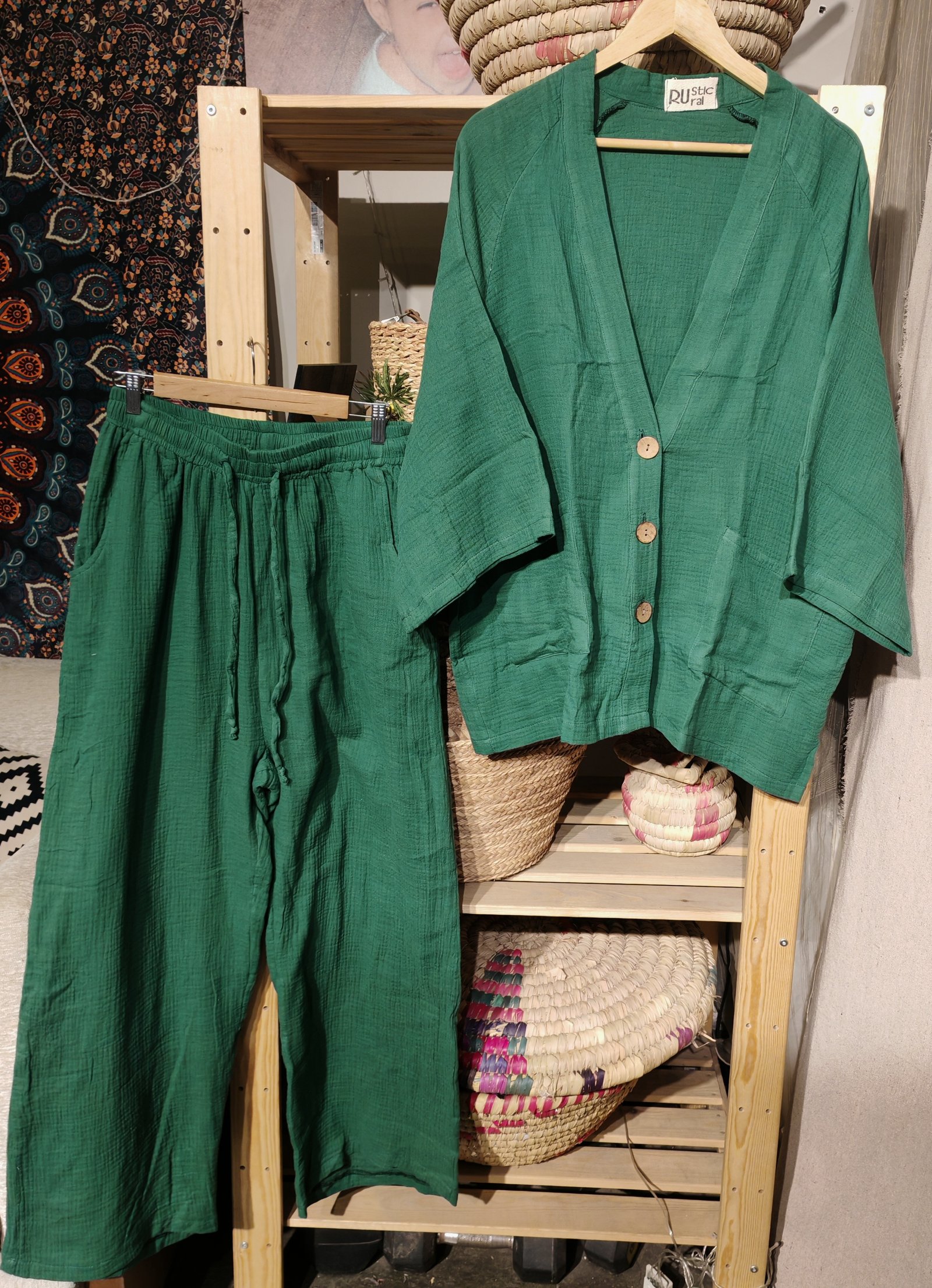 Oversized linen  cotton cardigan - Image 14