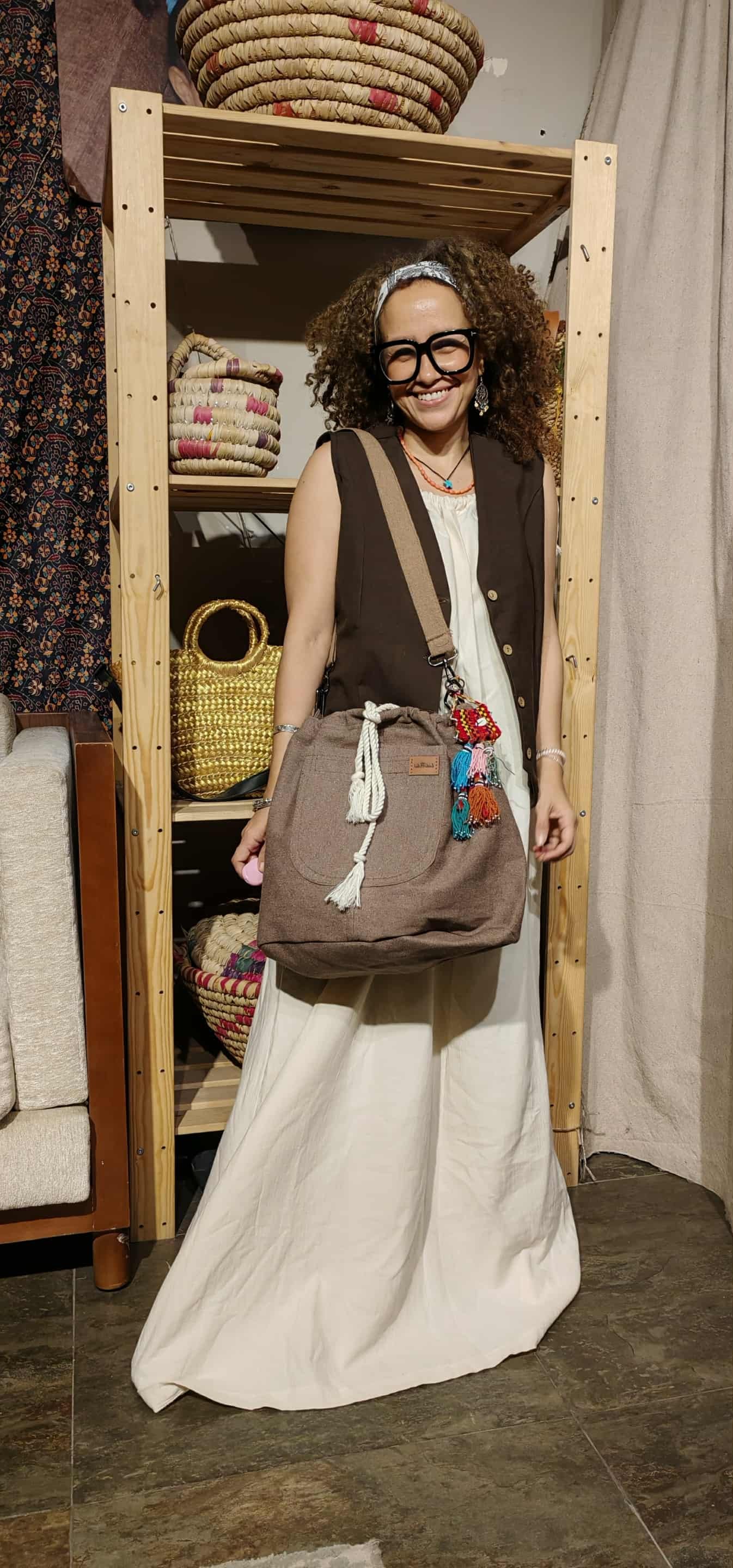 Heavy duty medium size brown bag - Image 5