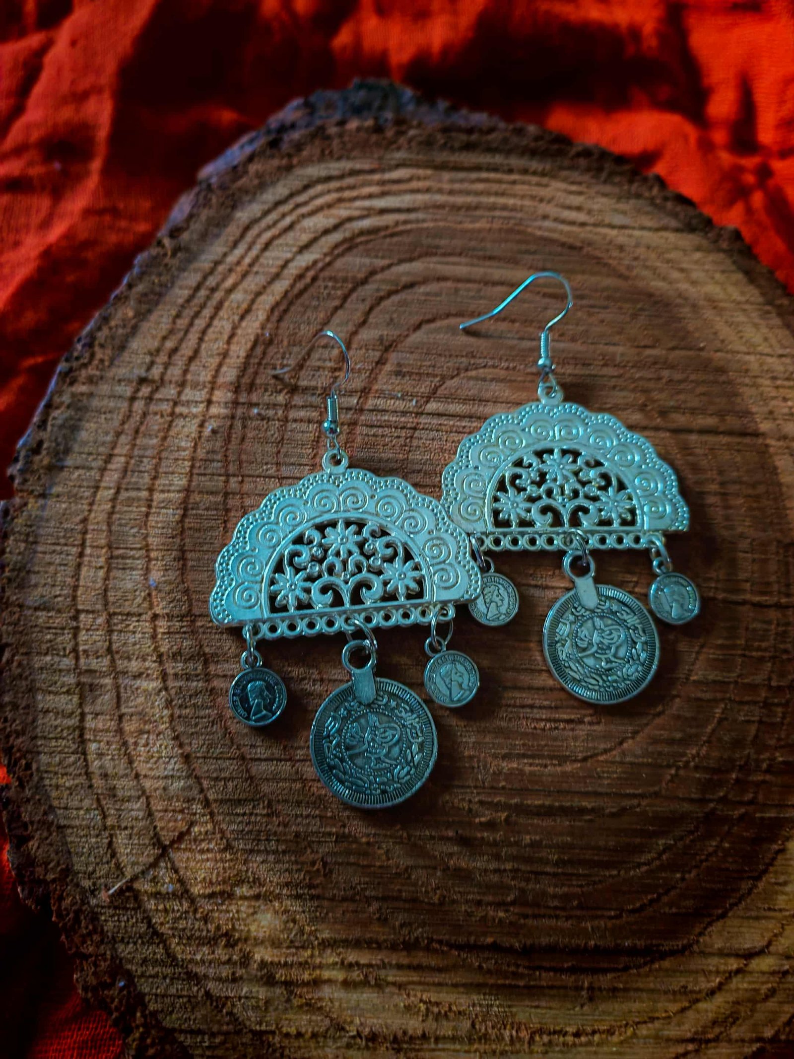 Hindi boho style earrings - Image 3