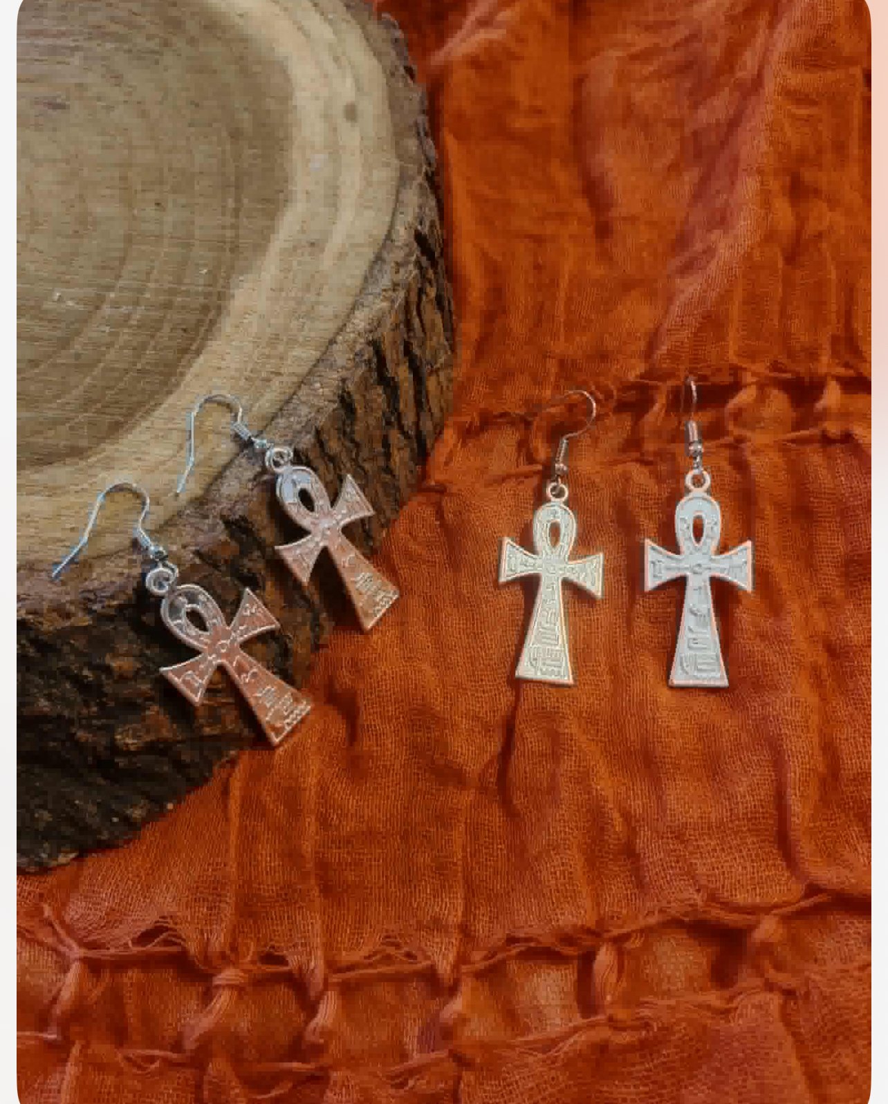 Key of life/Ankh earrings - Image 5