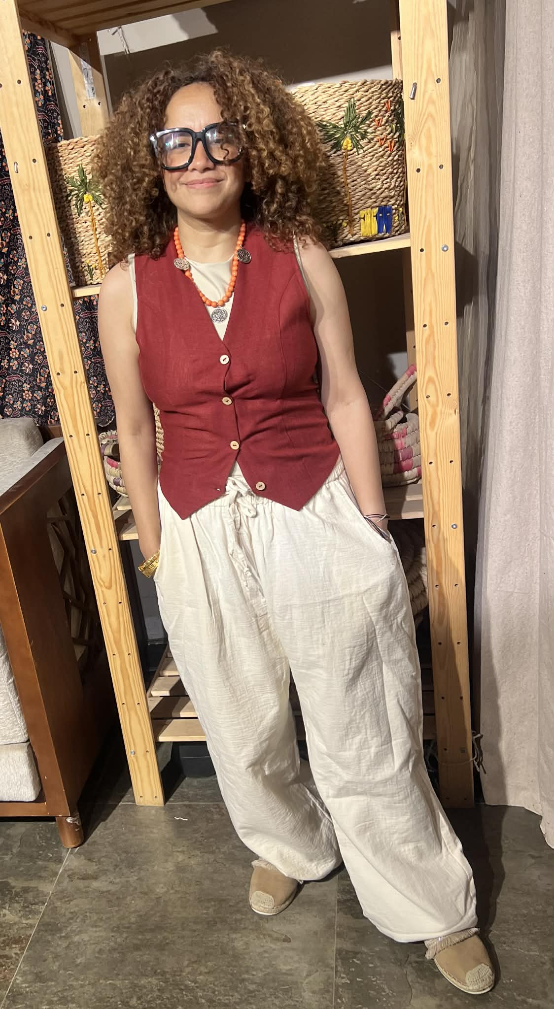 boho wide leg pants - Image 11