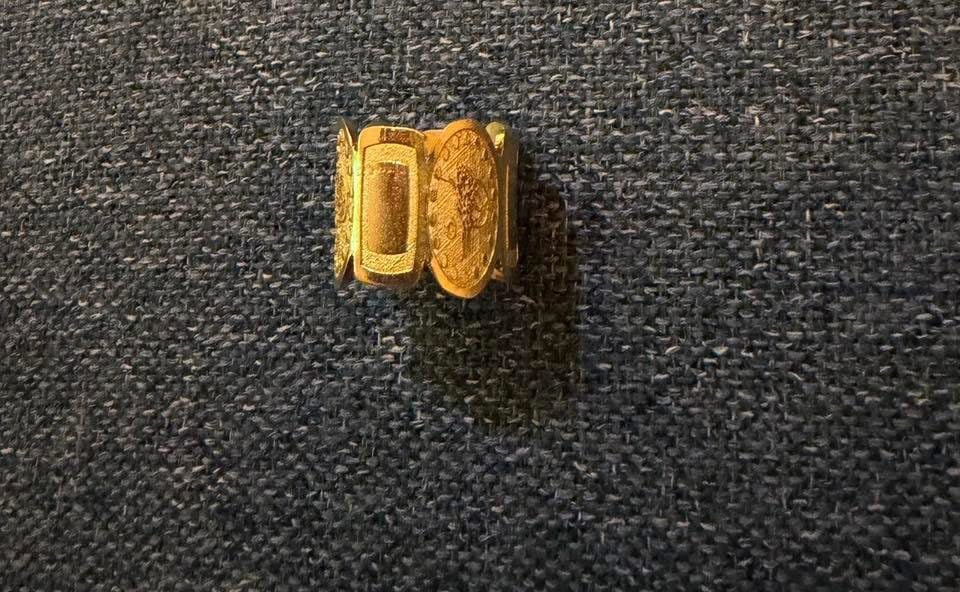 Artisanal gold plated rings - Image 2