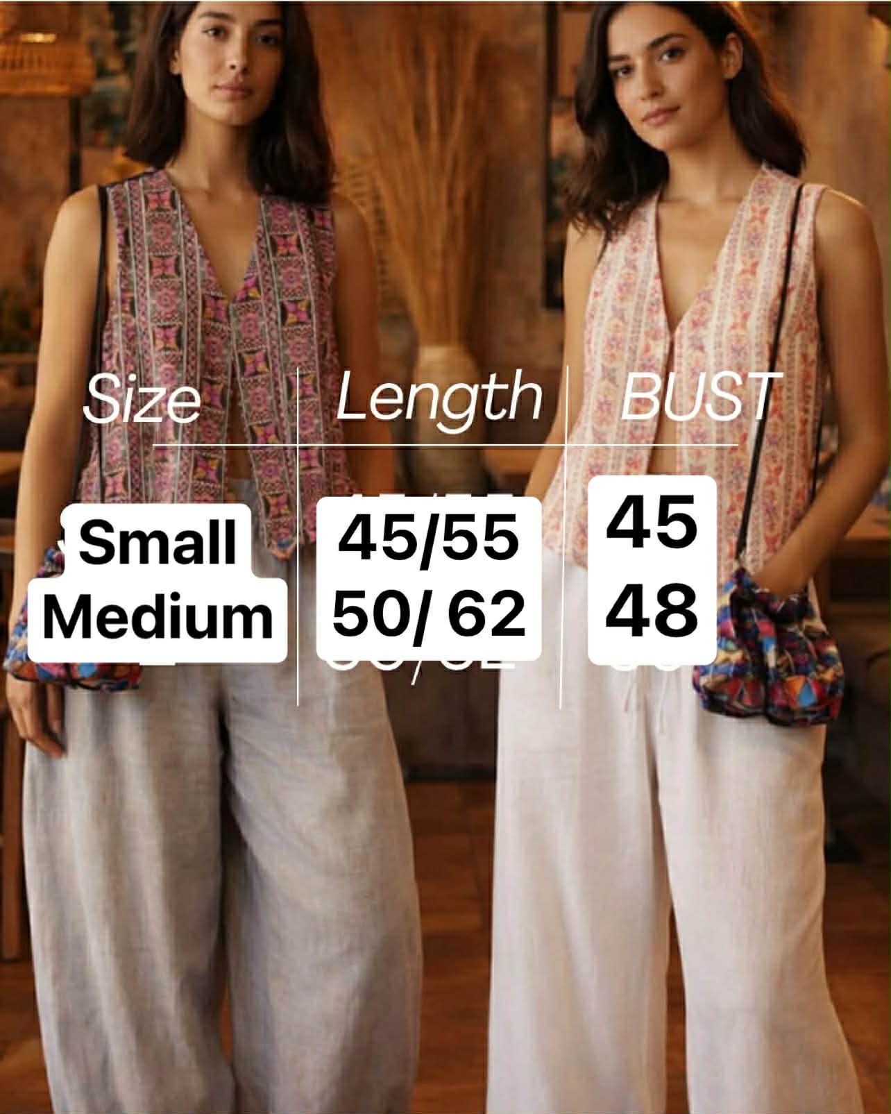 Linen sleeveless vest - Image 18