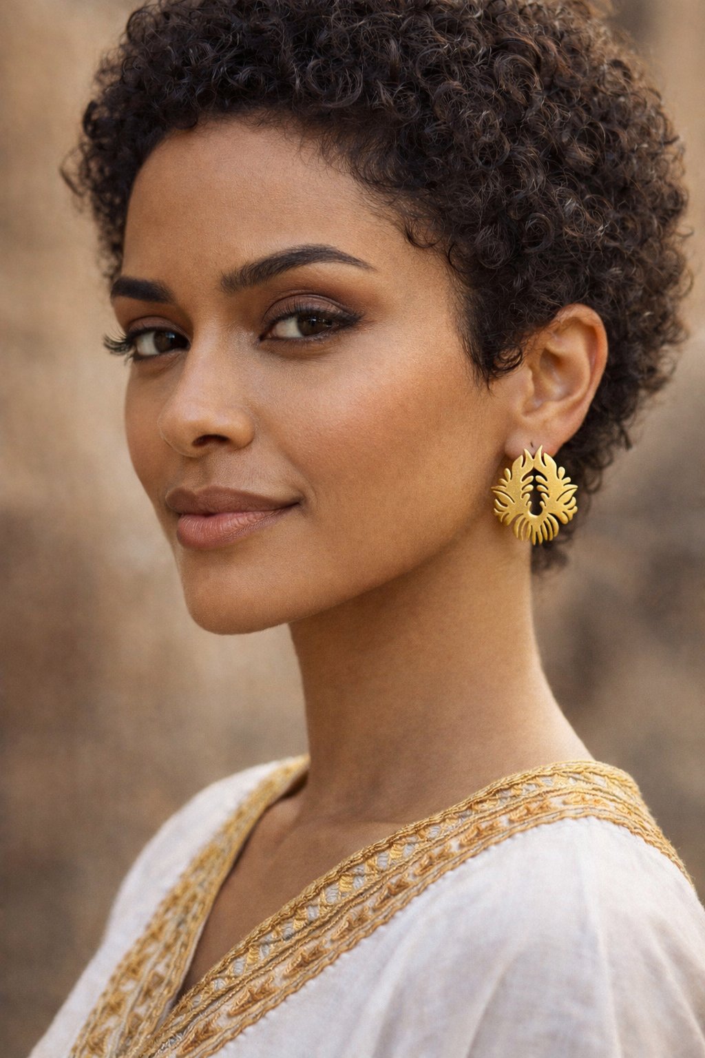 Brass earrings - Image 5