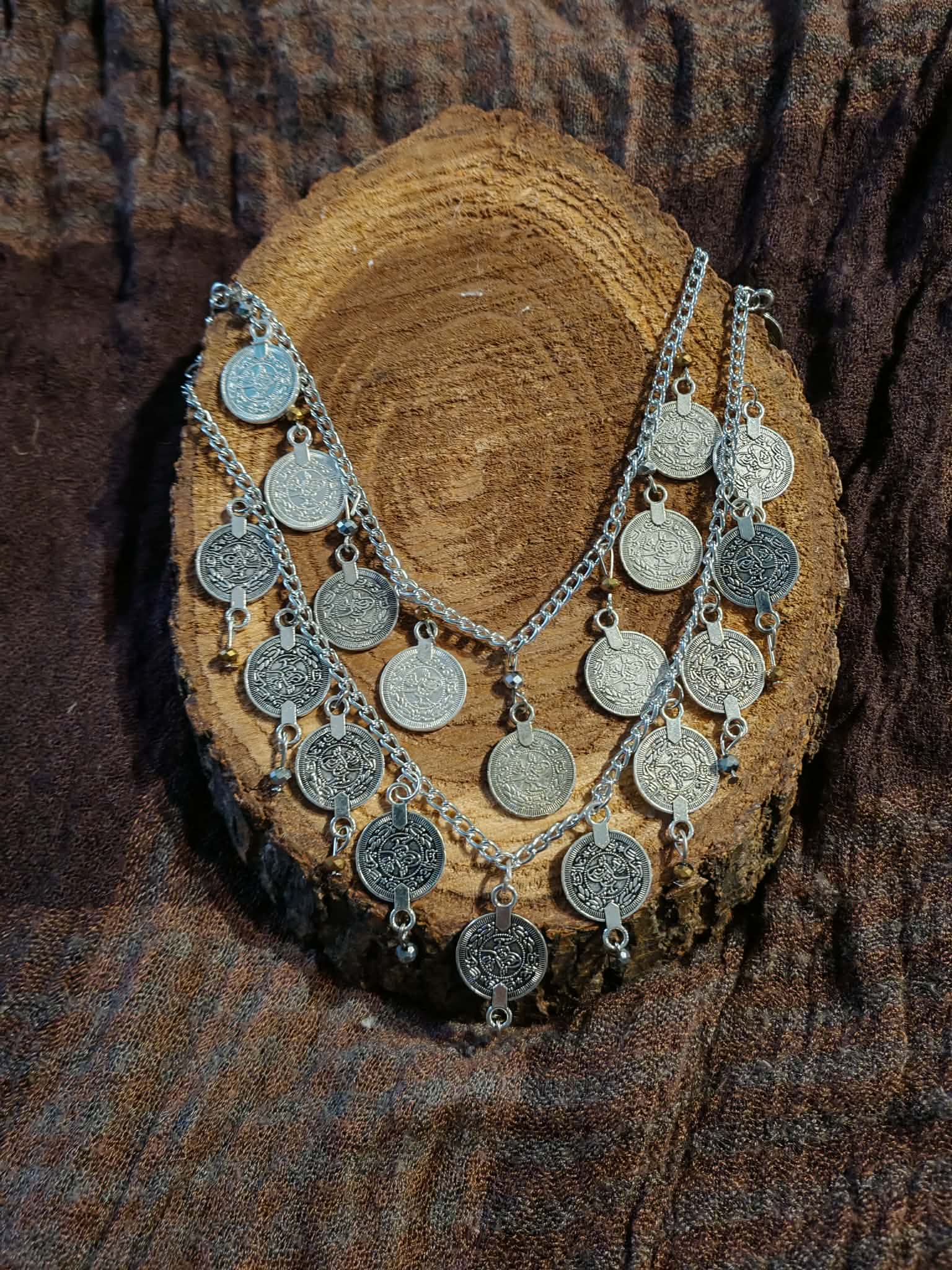 Ethnic double layered necklace - Image 1