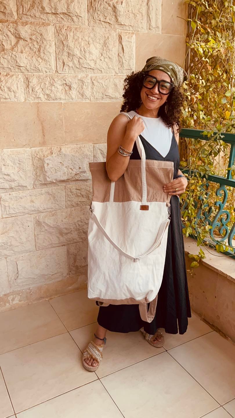 Backpack/Shoulder/cross body large size bag شنطة رضا - Image 7