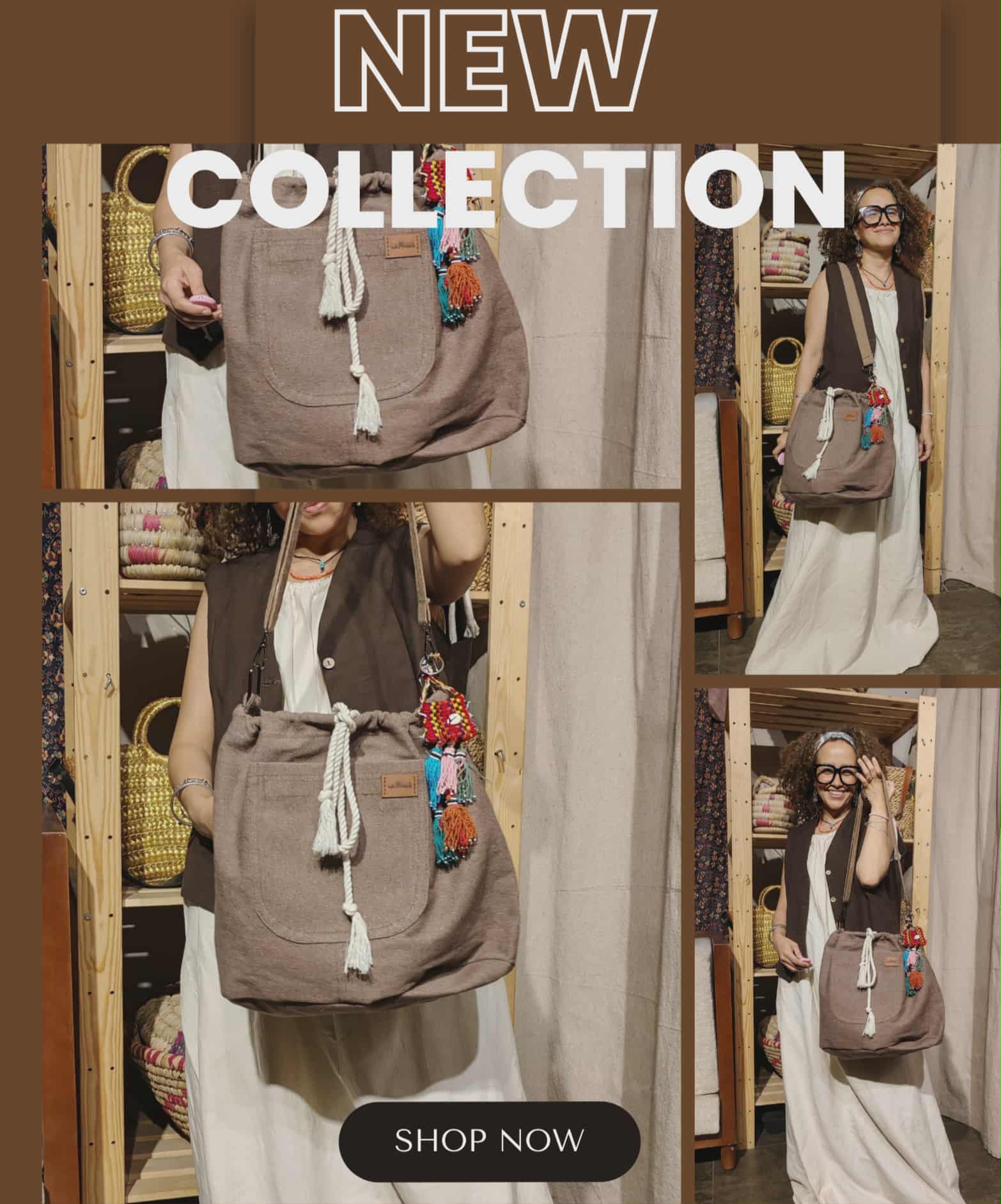 Heavy duty medium size brown bag - Image 8