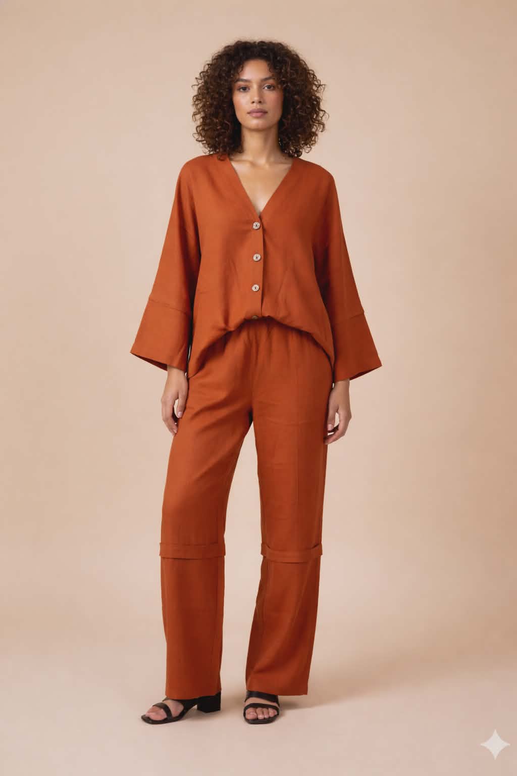 Oversized linen  cotton cardigan - Image 5
