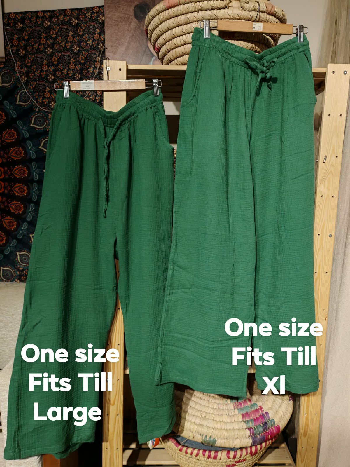 boho wide leg pants - Image 4