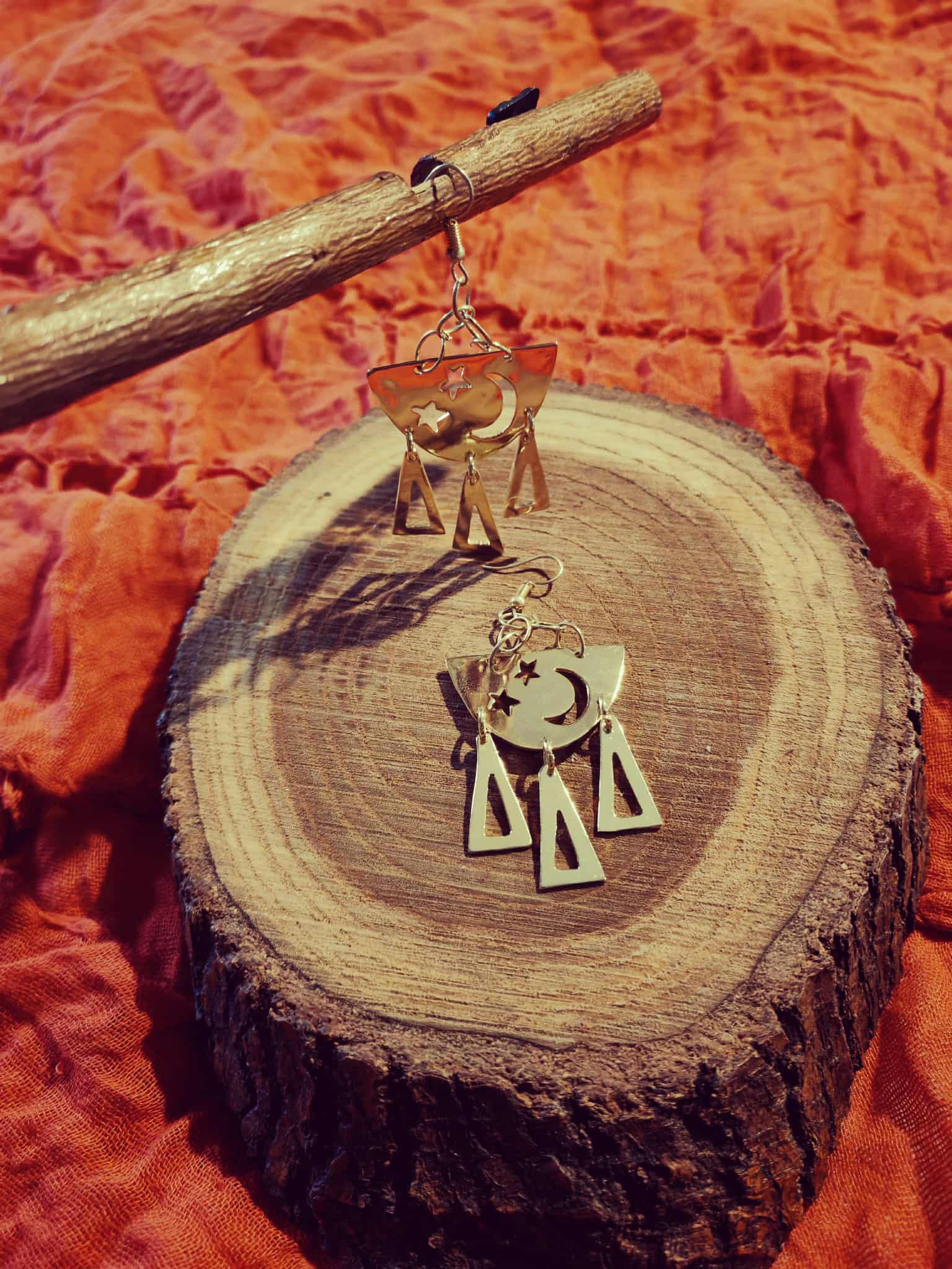 حلق نحاس مطلي مبتسم مطلي - Image 3